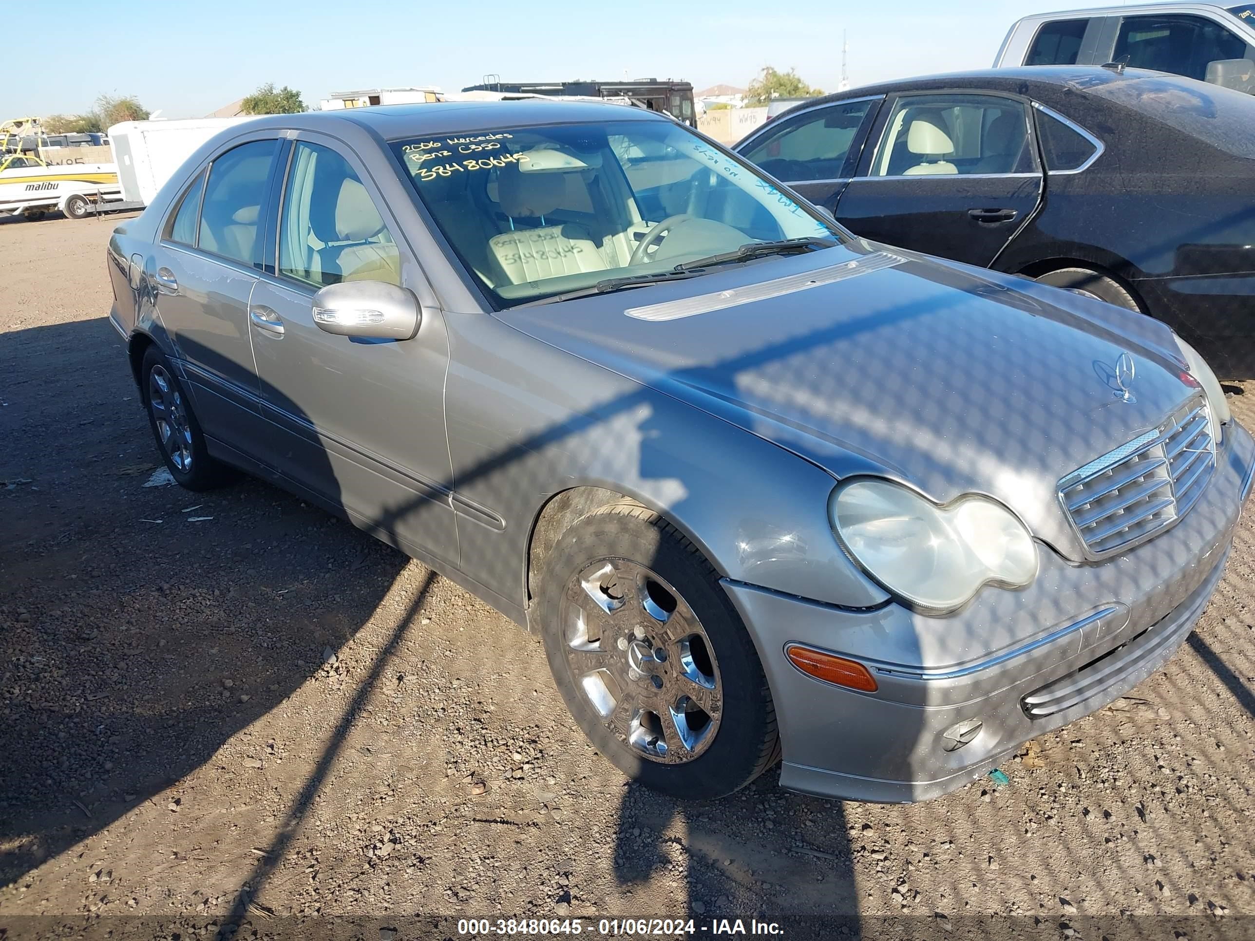 mercedes-benz c-klasse 2006 wdbrf56h36f776885