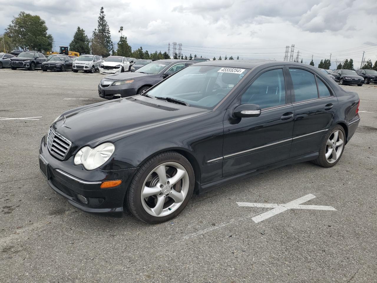 mercedes-benz c-klasse 2006 wdbrf56h76f731304