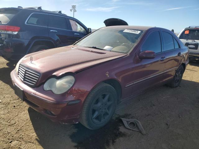 mercedes-benz c-class 2002 wdbrf61j12f208581