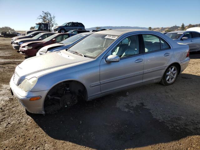 mercedes-benz c 240 2004 wdbrf61jx4f553806