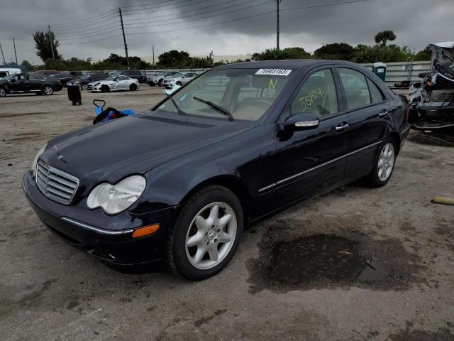 mercedes-benz c-class 2004 wdbrf64jx4f492355