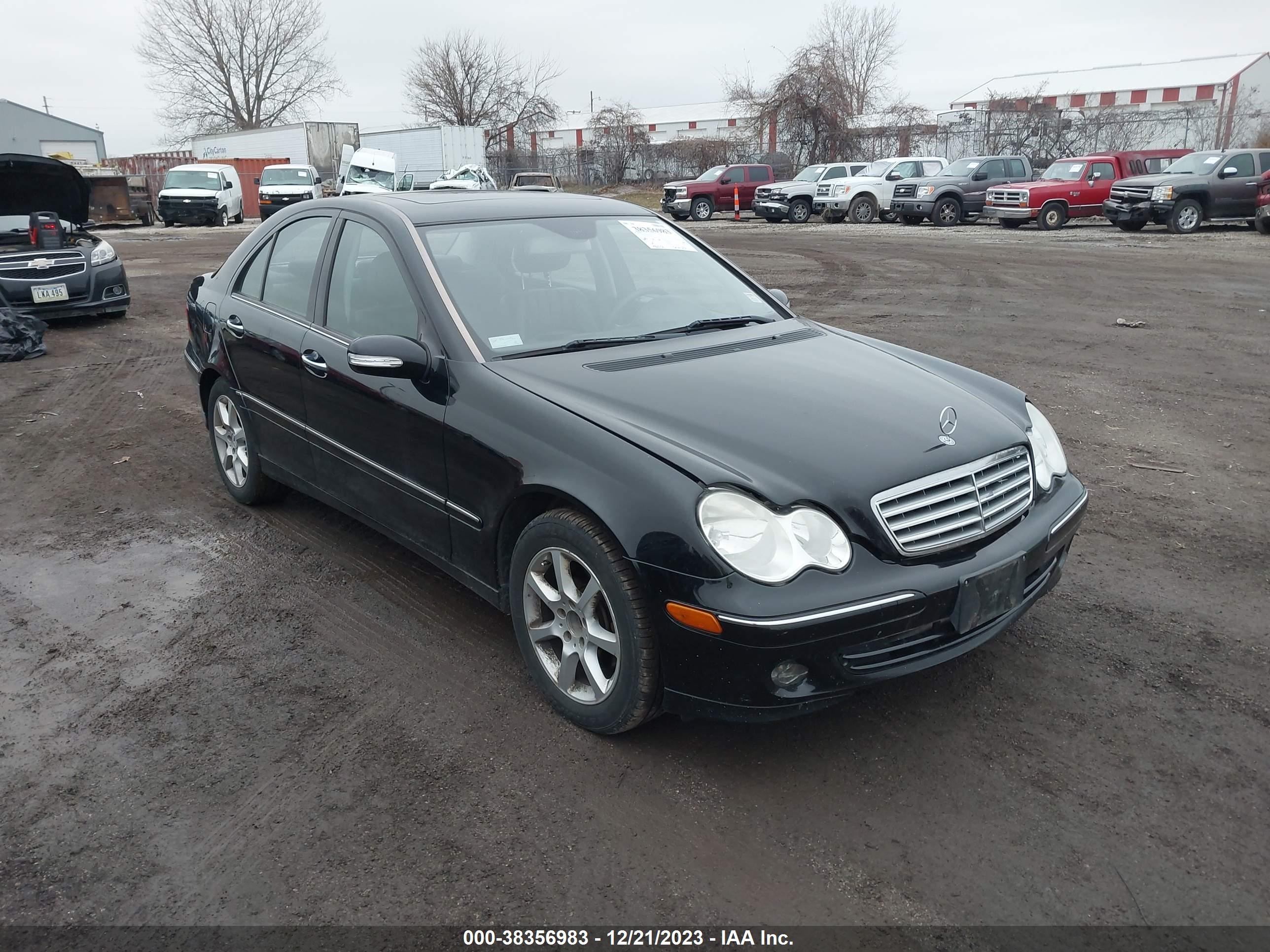 mercedes-benz c-klasse 2007 wdbrf92h57f856607