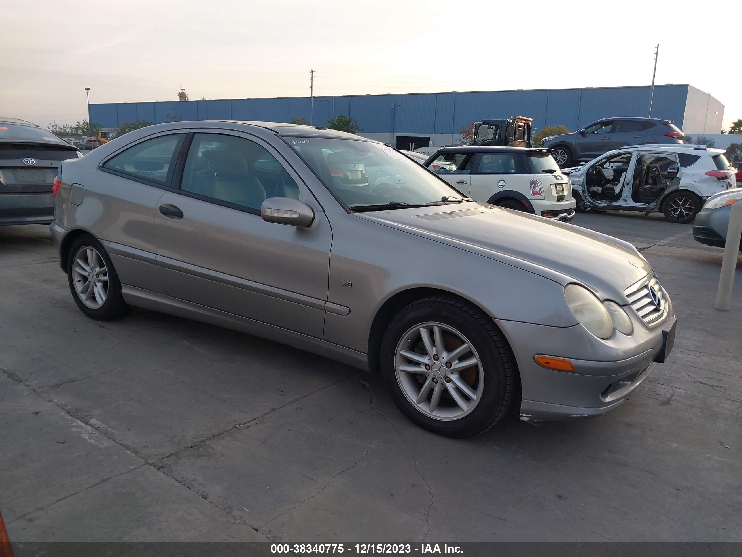 mercedes-benz c-klasse 2003 wdbrn40jx3a492669