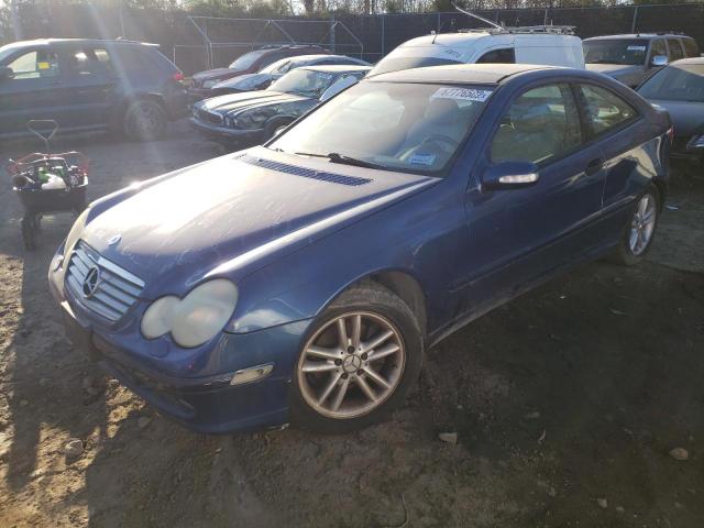 mercedes-benz c 230k spo 2002 wdbrn47j22a361742