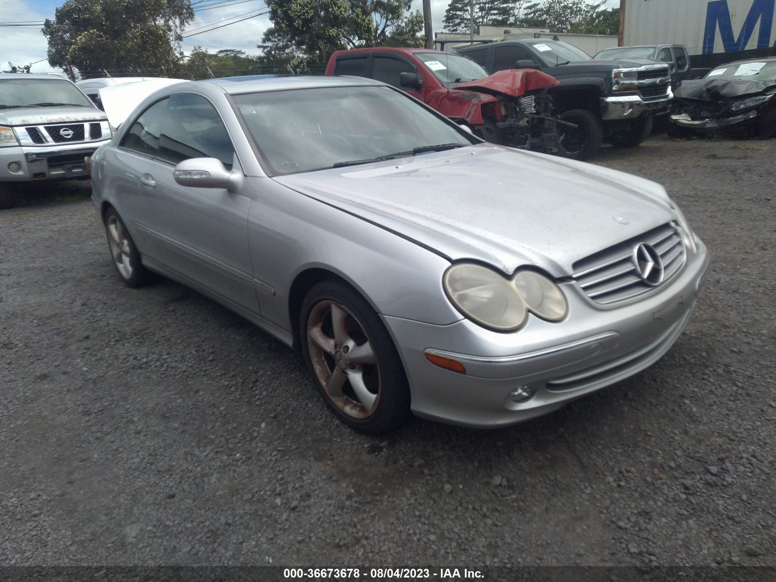 mercedes-benz clk-klasse 2005 wdbtj65j05f142091