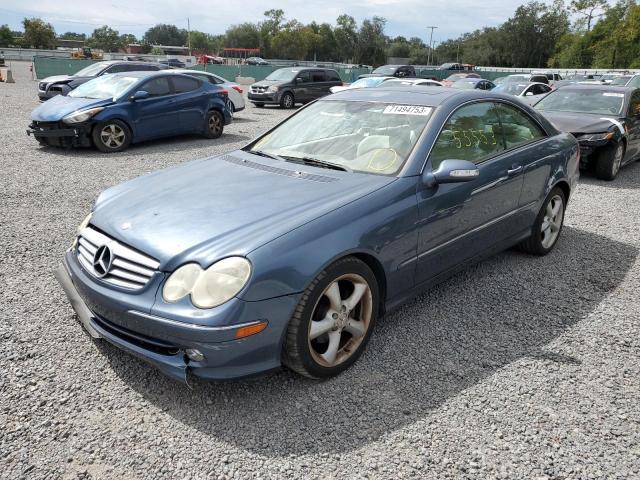 mercedes-benz clk 320c 2005 wdbtj65j25f166389