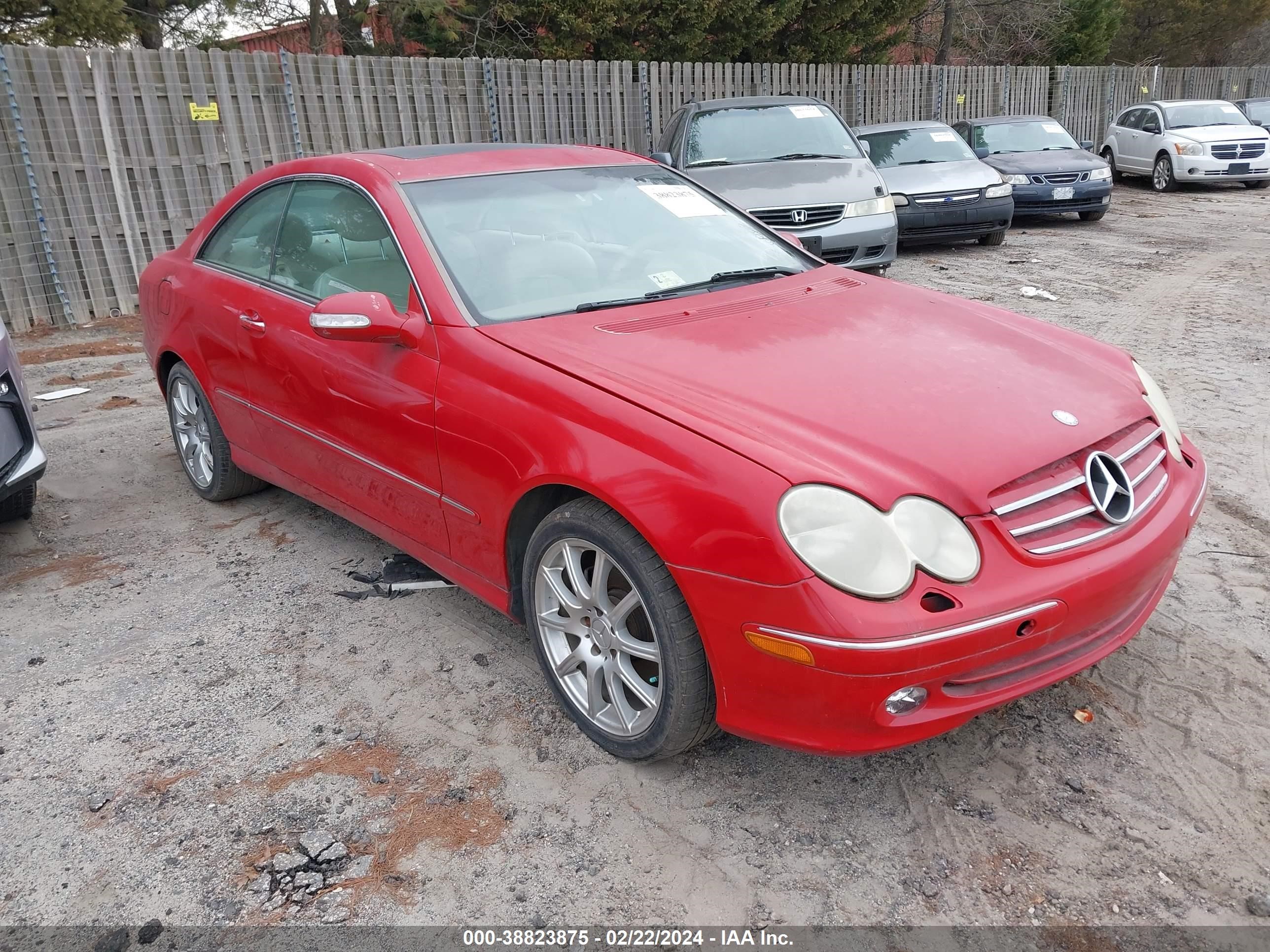 mercedes-benz clk-klasse 2005 wdbtj65j85f141299