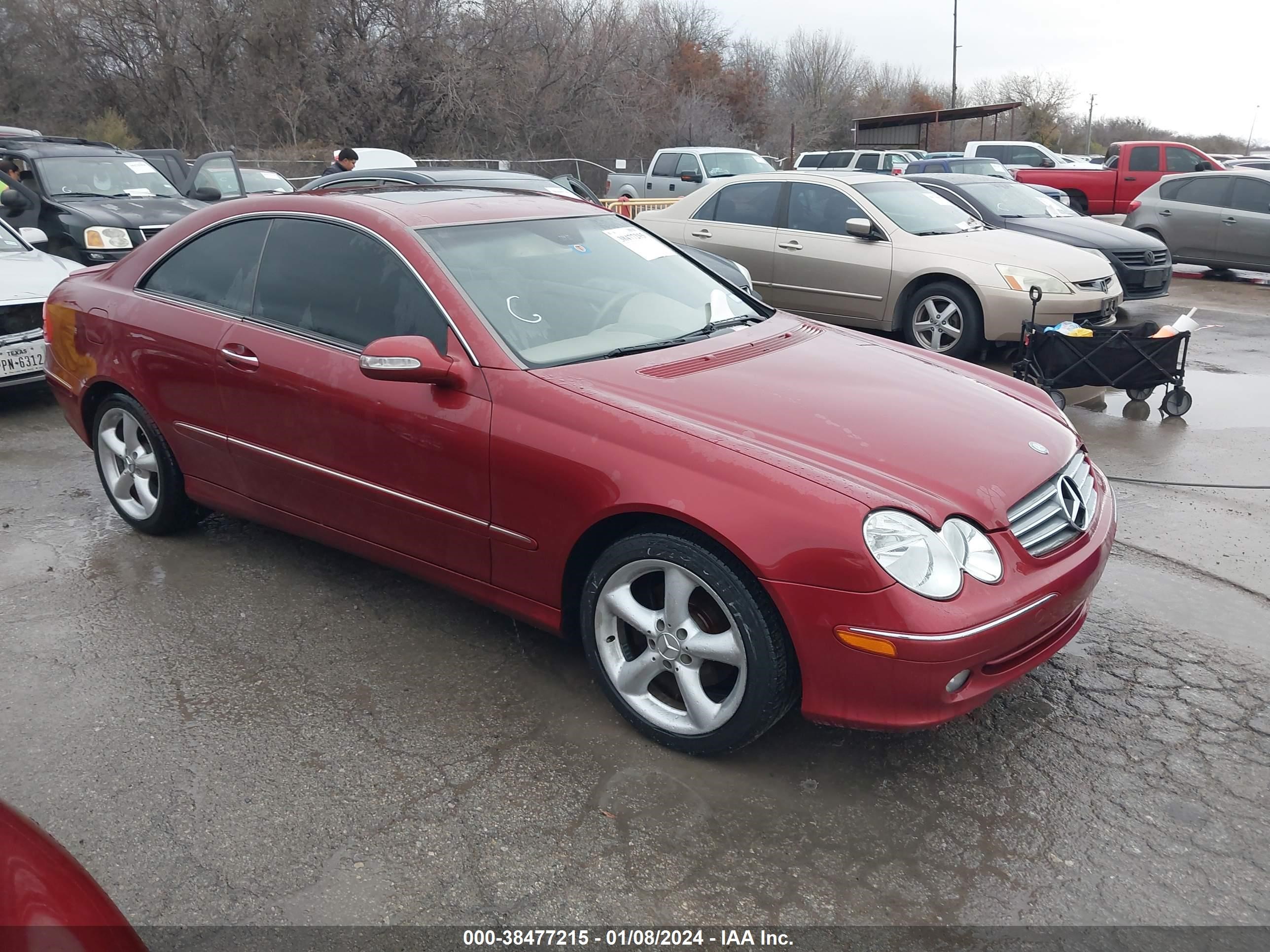 mercedes-benz clk-klasse 2005 wdbtj65j95f144485