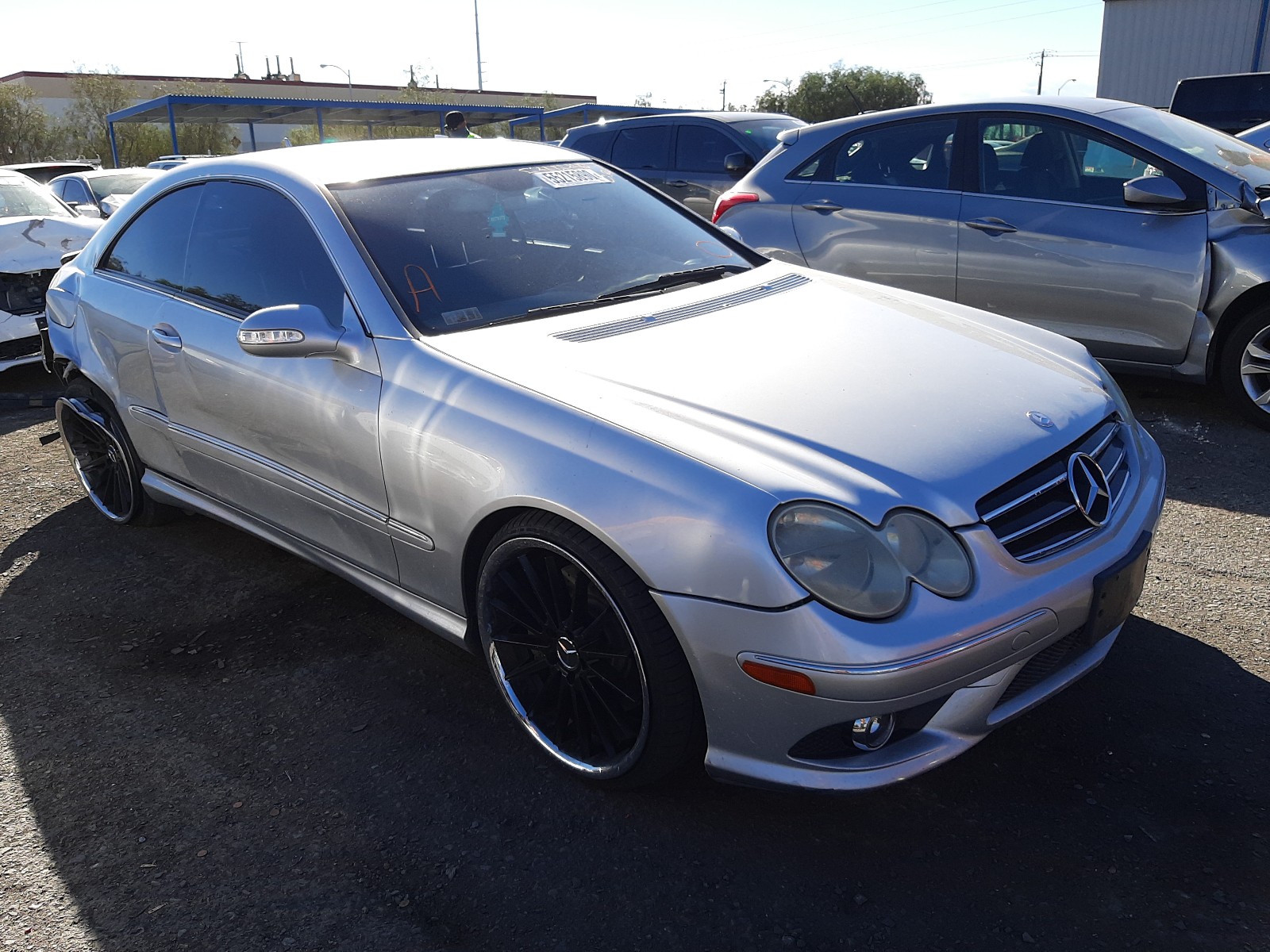 mercedes-benz clk 550 2007 wdbtj72hx7f217101