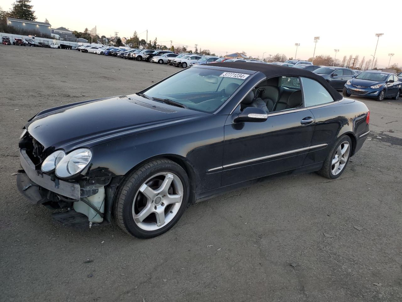 mercedes-benz clk-klasse 2005 wdbtk65j45f144617