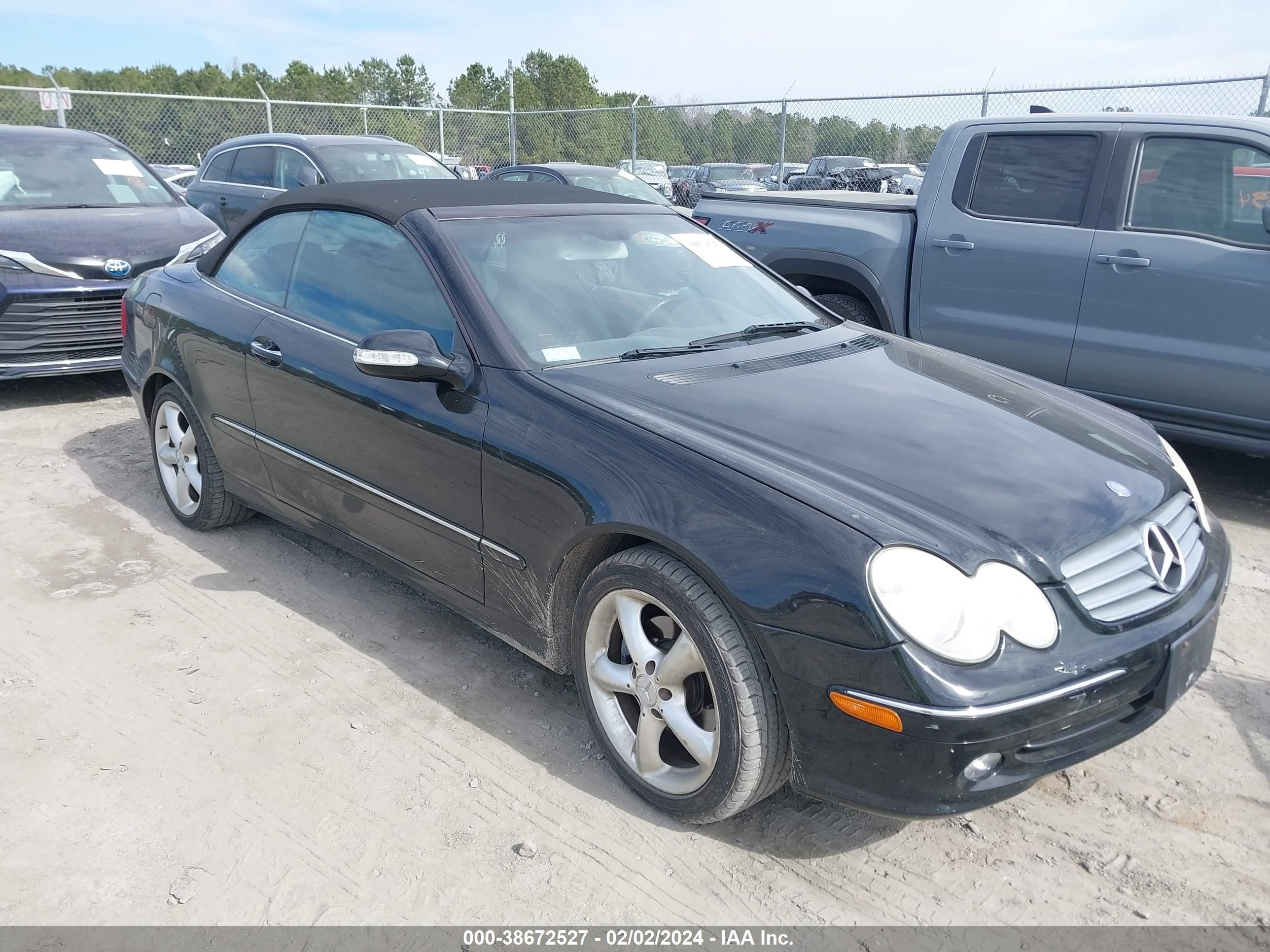 mercedes-benz clk-klasse 2005 wdbtk65j55f135053