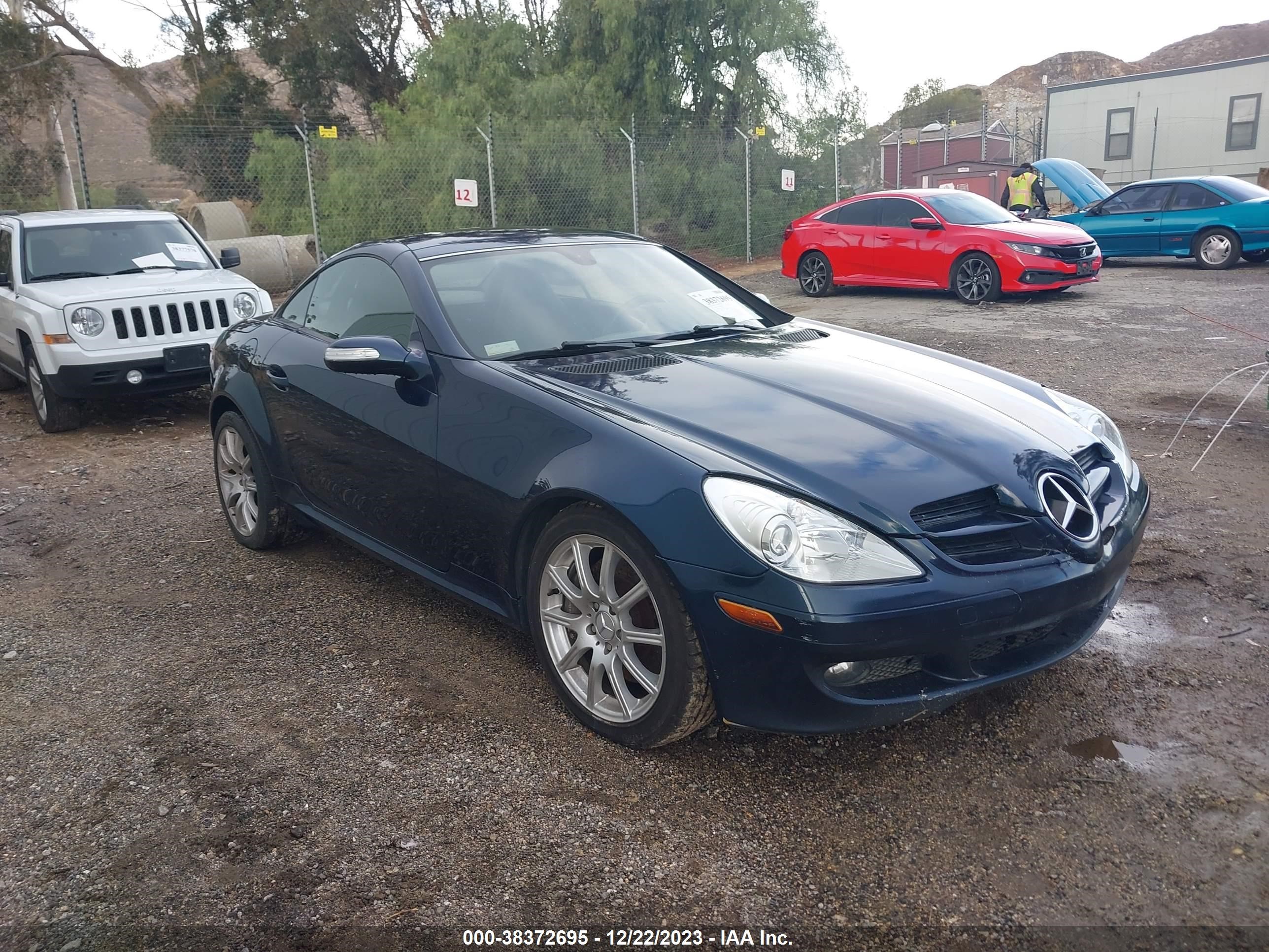 mercedes-benz slk-klasse 2007 wdbwk56f37f141499