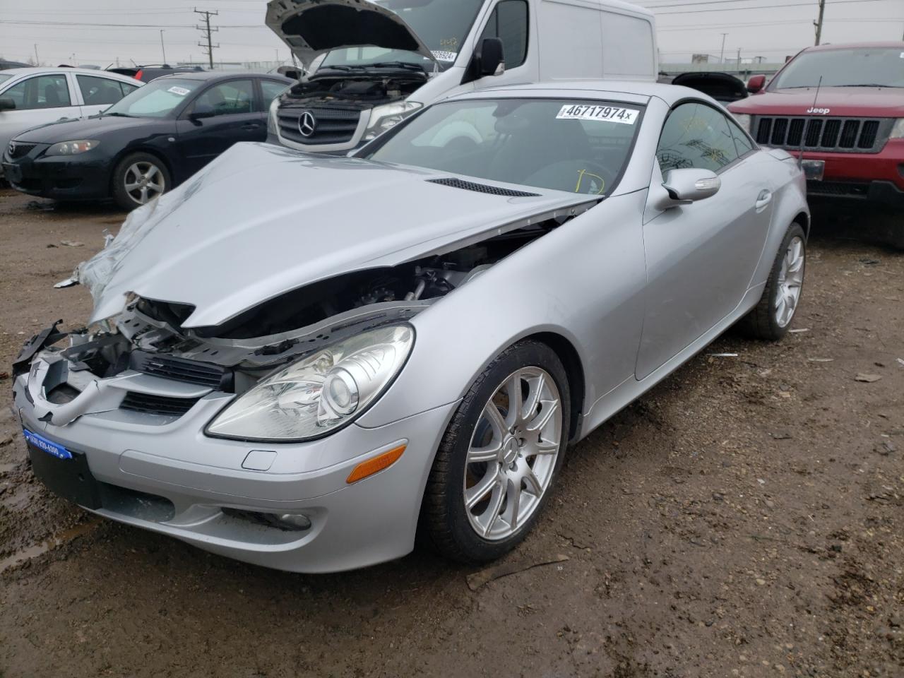 mercedes-benz slk-klasse 2005 wdbwk56f55f024150