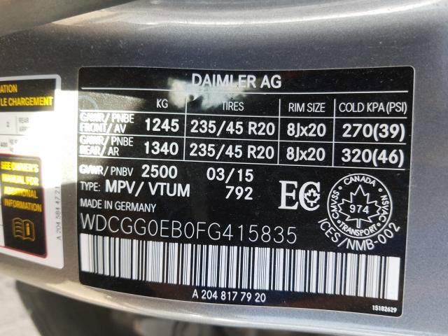 mercedes-benz glk 250 bl 2015 wdcgg0eb0fg415835