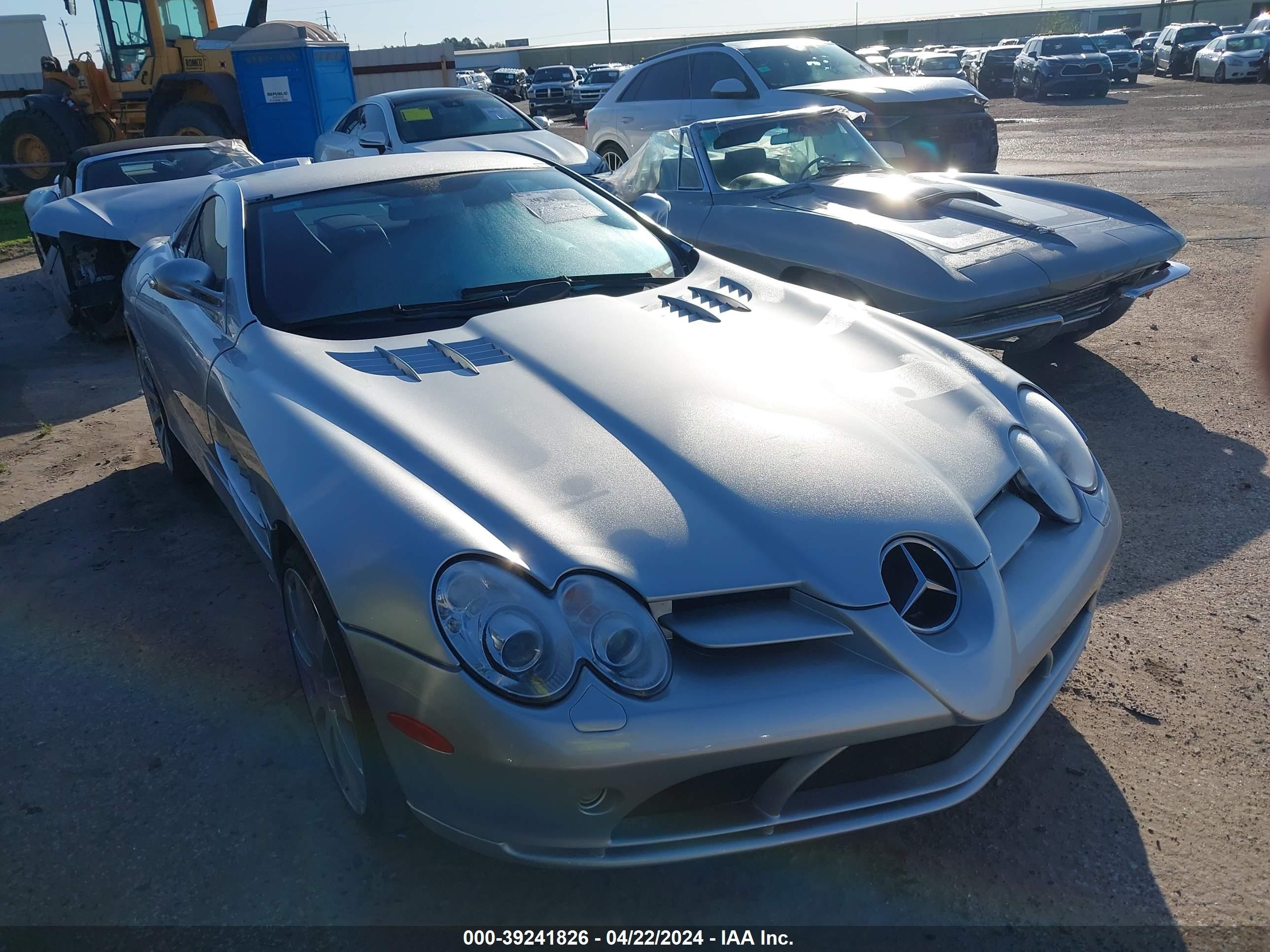 mercedes-benz slr mclaren 2005 wddaj76f55m000250