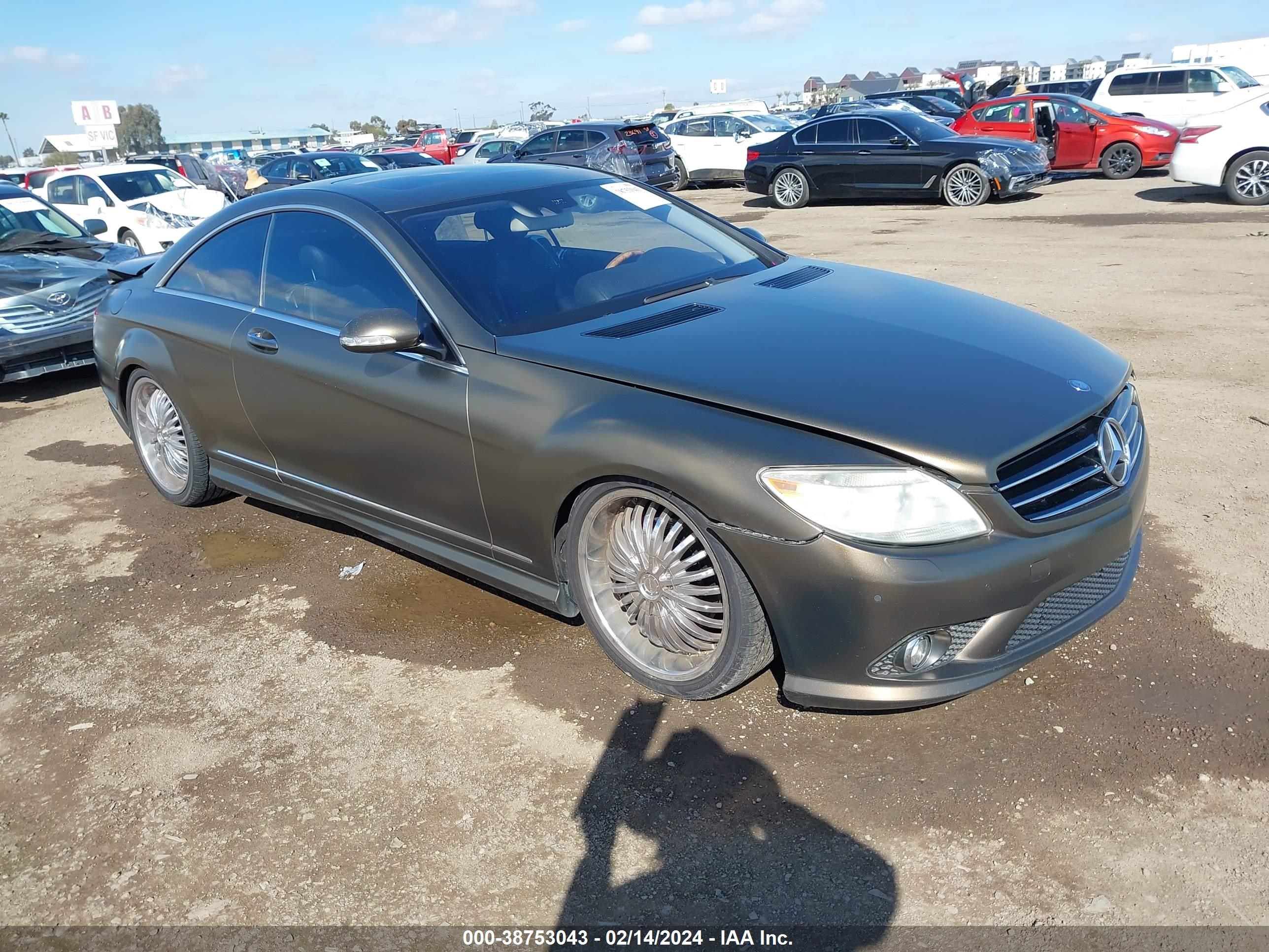 mercedes-benz cl 550 2008 wddej71x78a019051