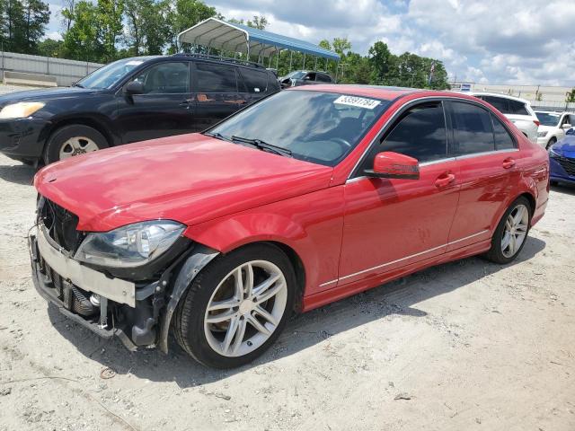 mercedes-benz c-class 2013 wddgf4hb0dr275322