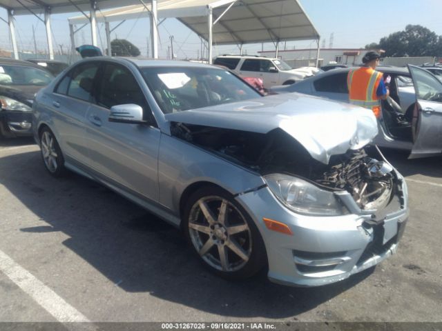 mercedes-benz c-class 2013 wddgf4hb1dr267262