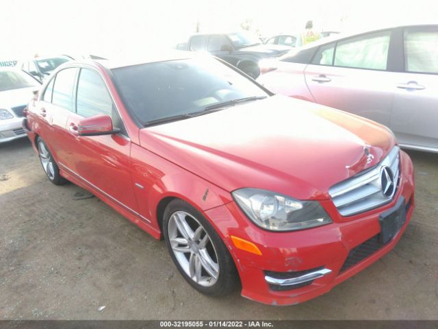 mercedes-benz c-class 2012 wddgf4hb3cr218255