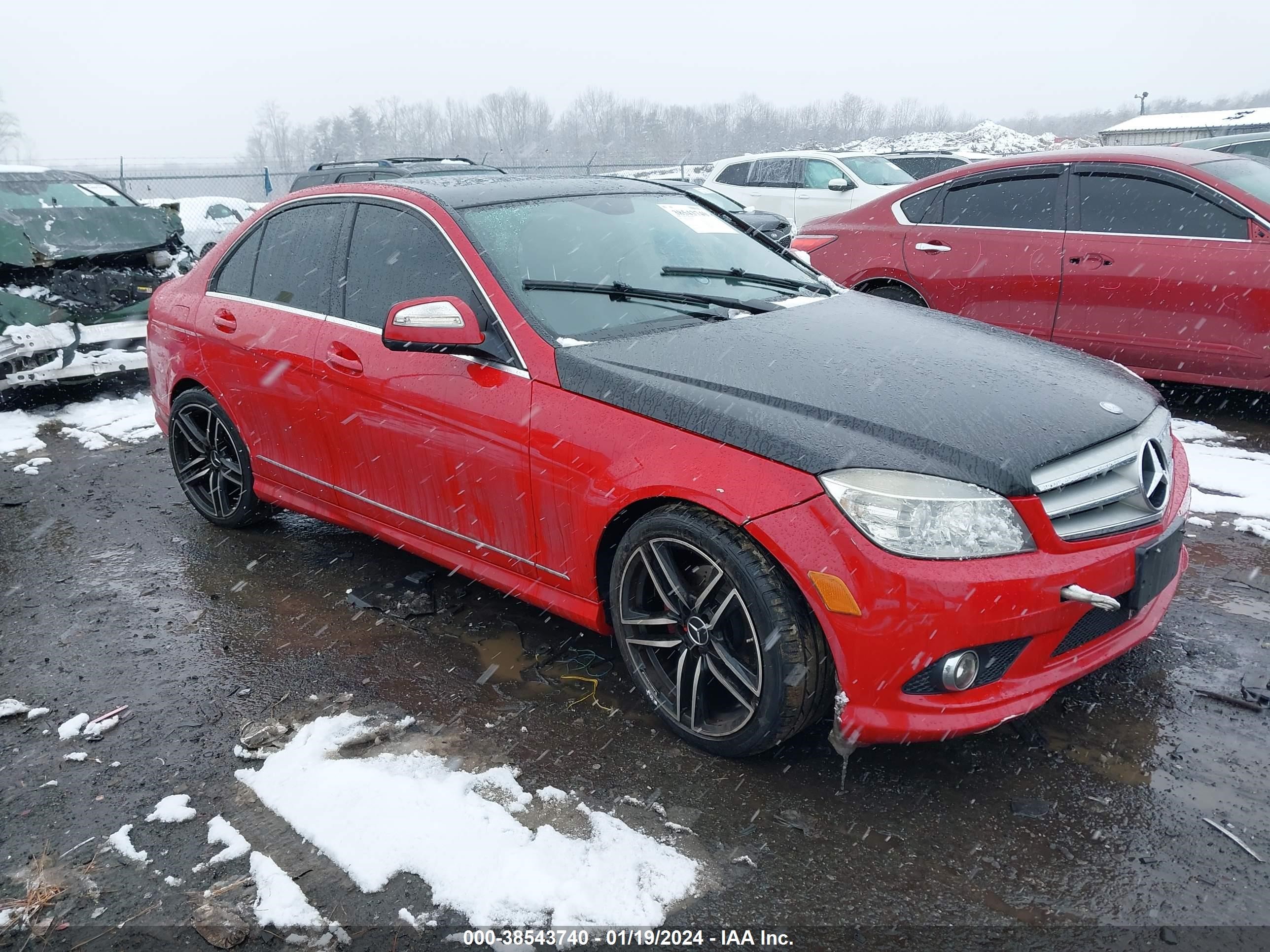 mercedes-benz c-klasse 2009 wddgf54x19r044704