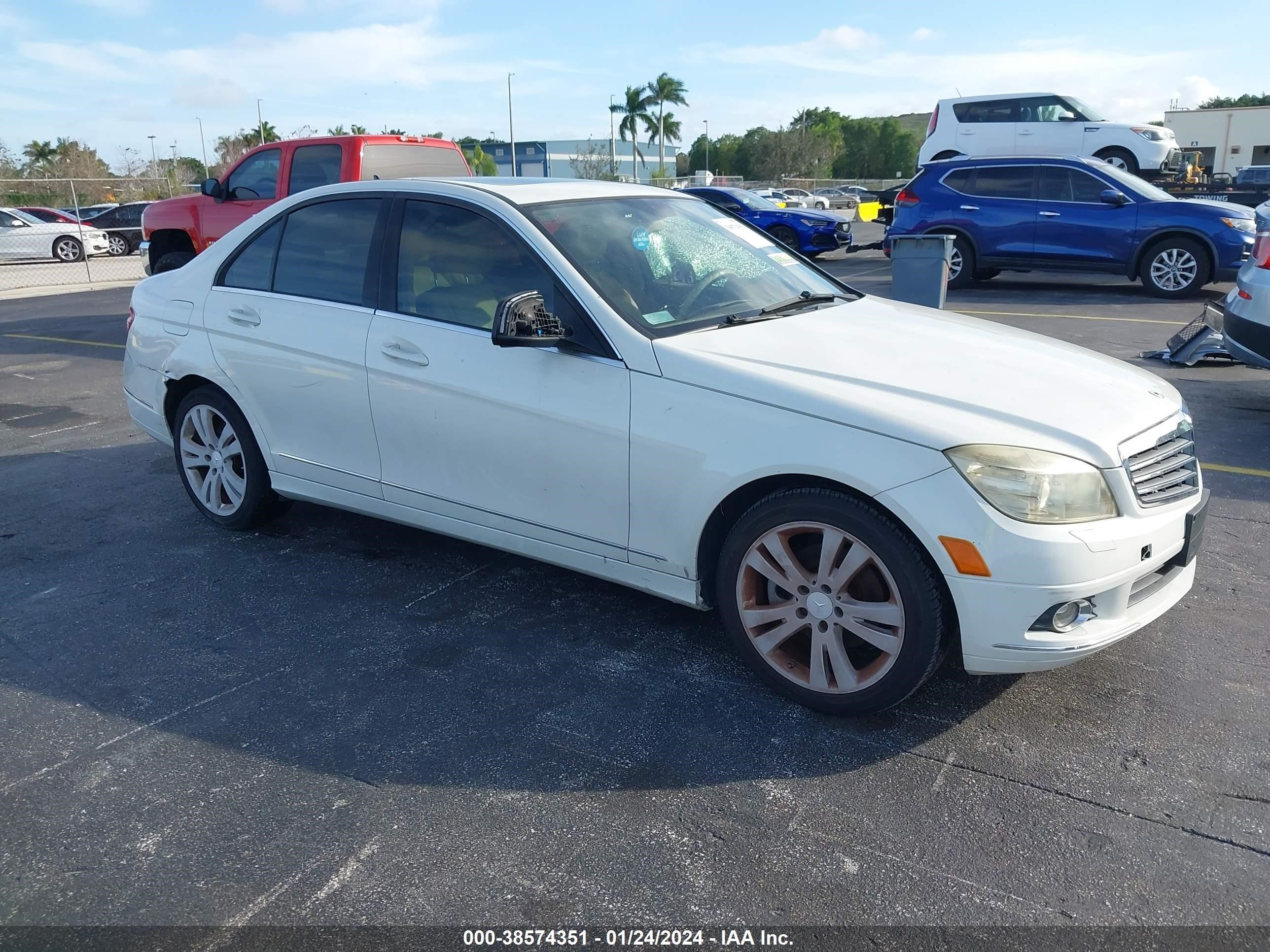 mercedes-benz c-klasse 2008 wddgf54x98f055076