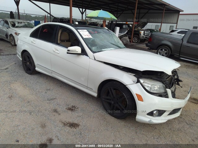 mercedes-benz c-class 2010 wddgf5gb8ar127101