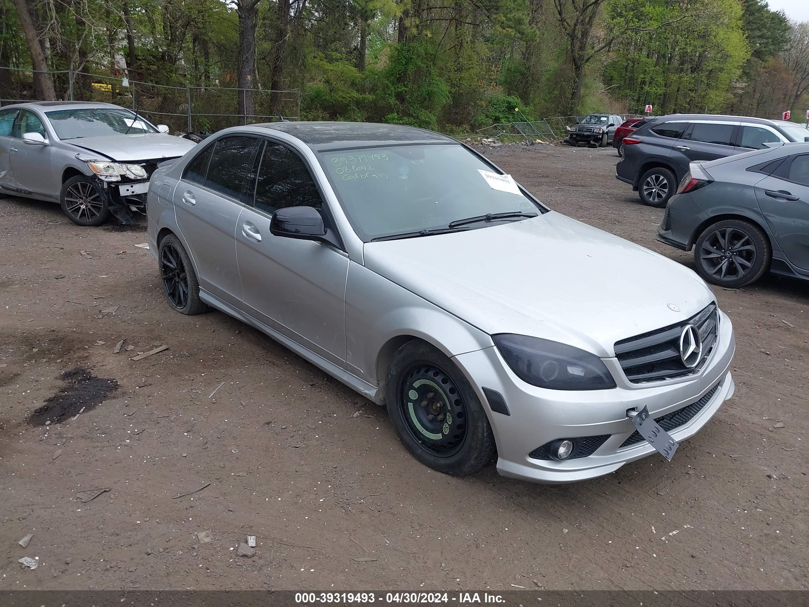 mercedes-benz c-klasse 2008 wddgf81x88f119856