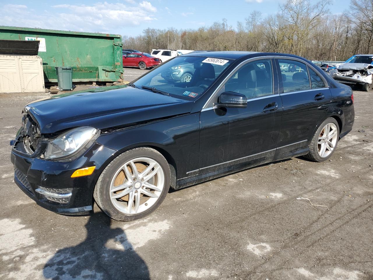 mercedes-benz c-klasse 2013 wddgf8ab9dr252039