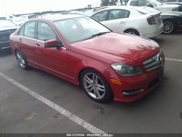 mercedes-benz c-class 2013 wddgf8abxdr284336