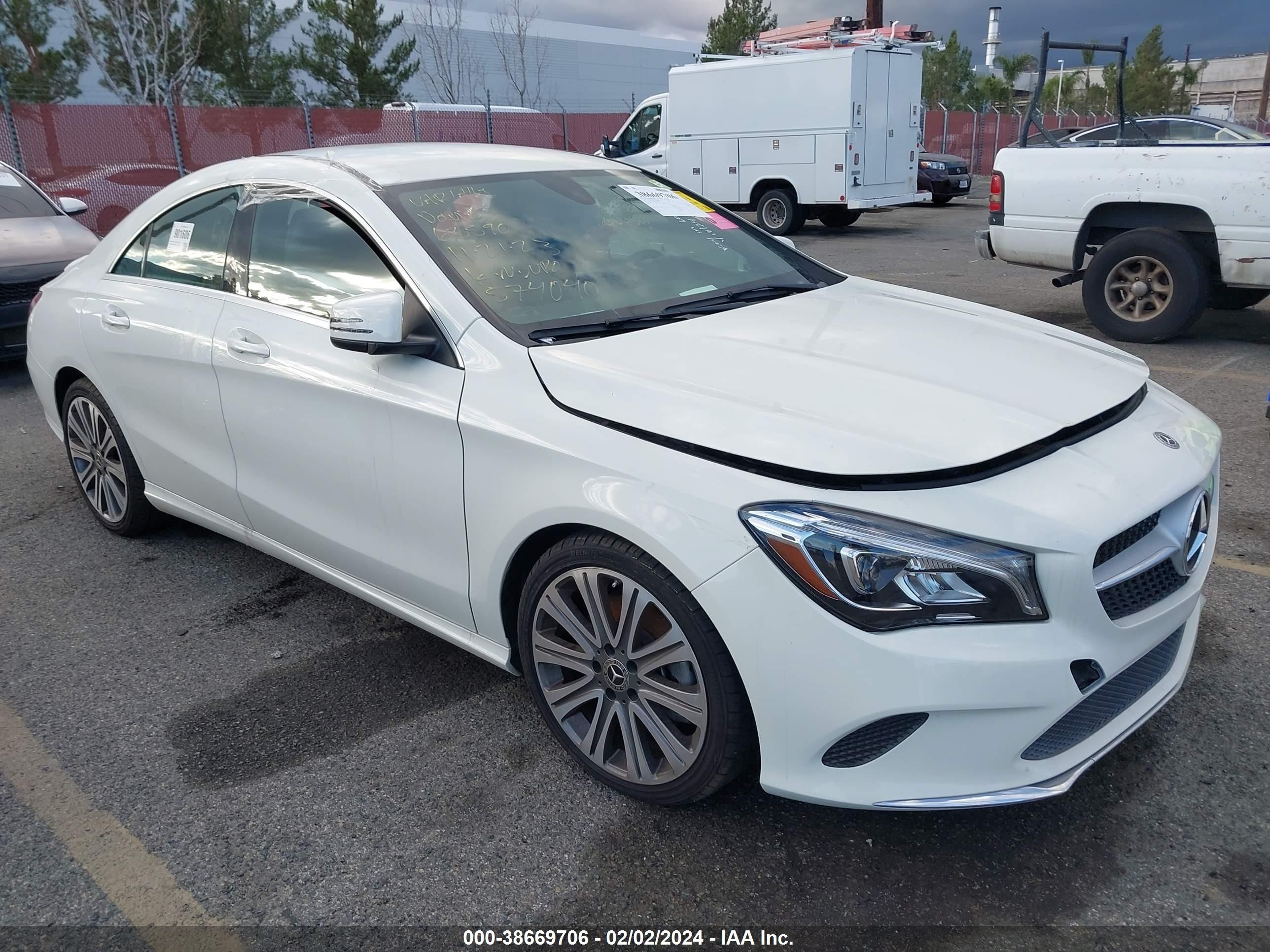 mercedes-benz cla-klasse 2018 wddsj4eb6jn574040