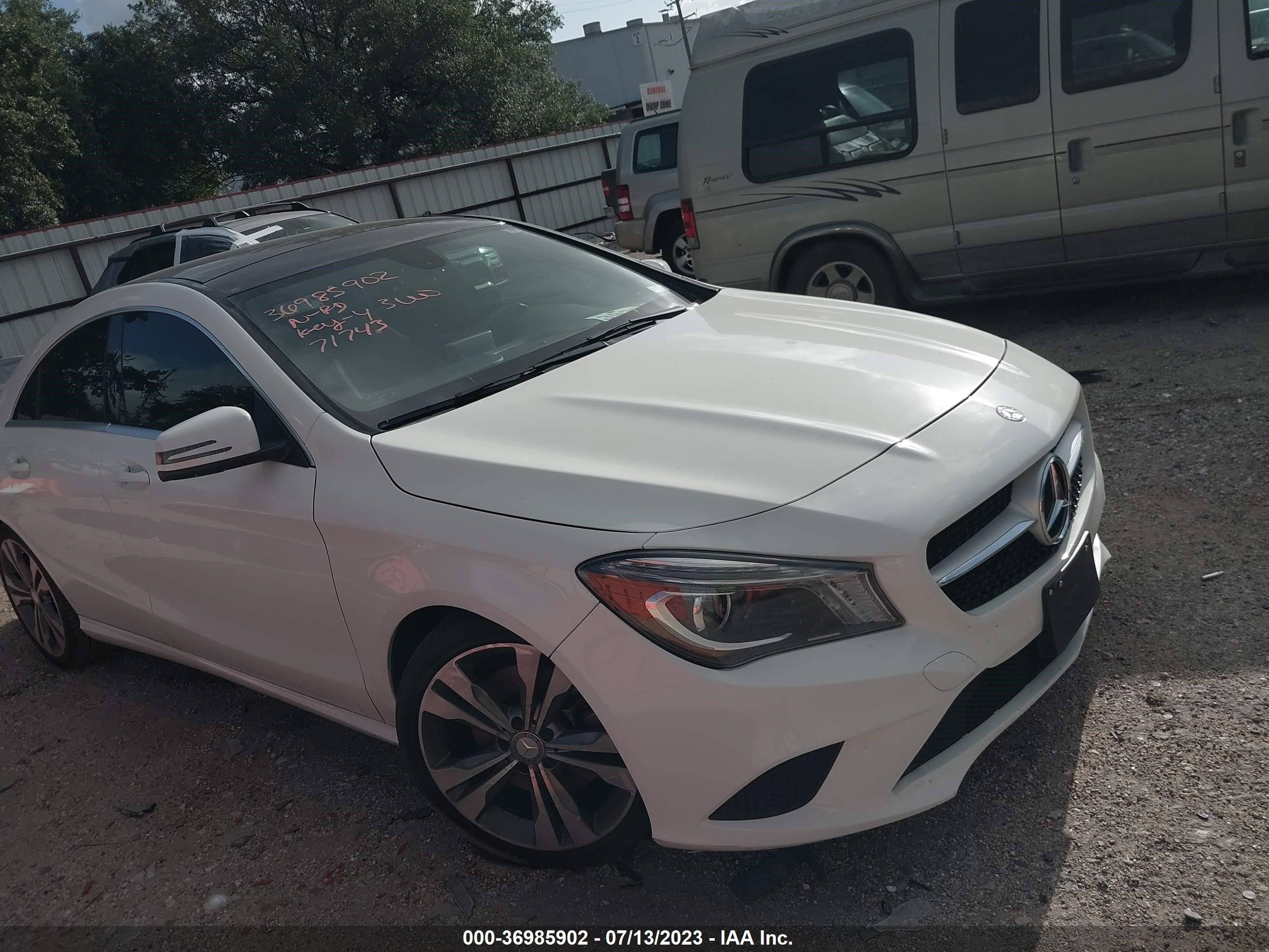 mercedes-benz cla-klasse 2014 wddsj4eb7en110518