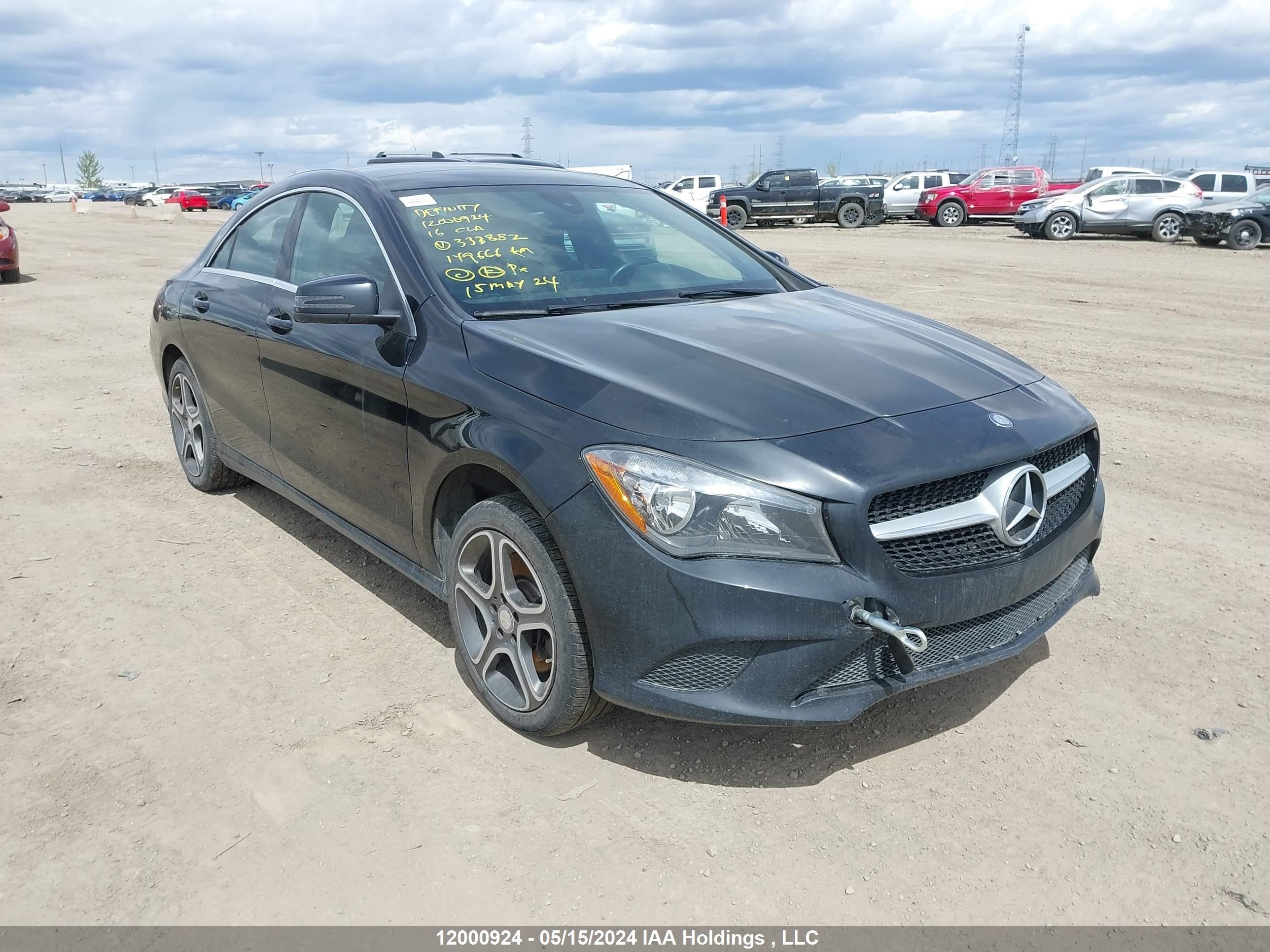 mercedes-benz cla-klasse 2016 wddsj4gb3gn333882