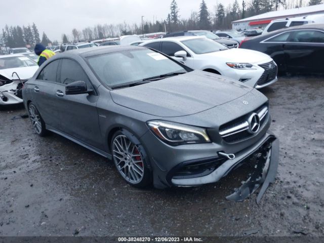 mercedes-benz amg cla 45 2018 wddsj5cb5jn607134