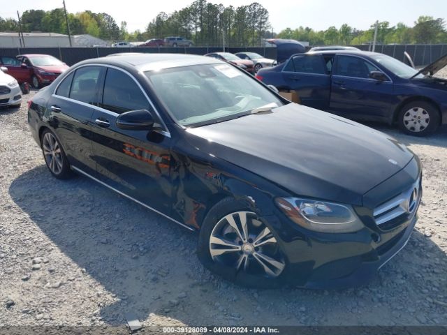 mercedes-benz c 300 2017 wddwf4jbxhr258474