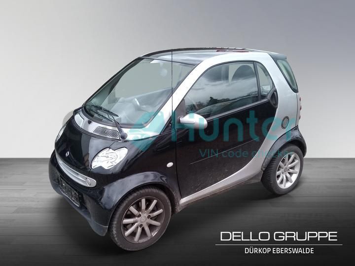 smart fortwo coupe 2005 wme4503321j158289
