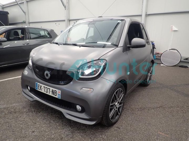 smart fortwo cabriolet 2017 wme4534621k191161