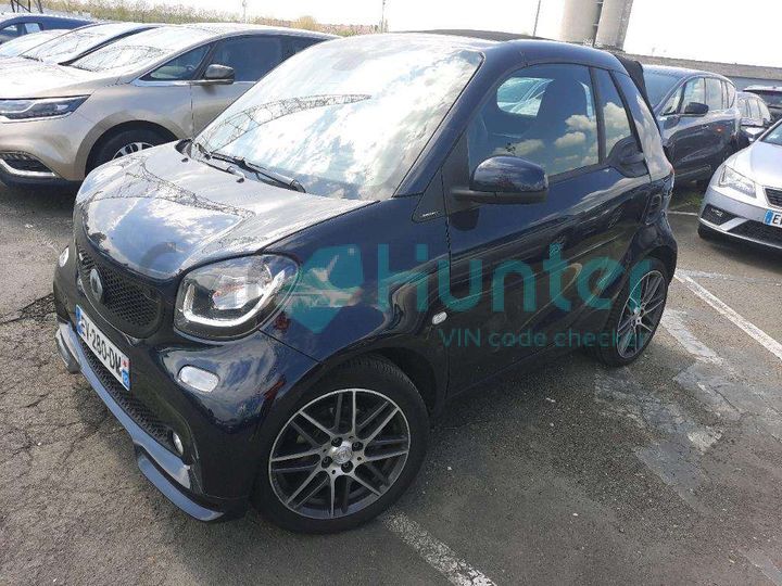 smart fortwo cabriolet 2018 wme4534621k263738