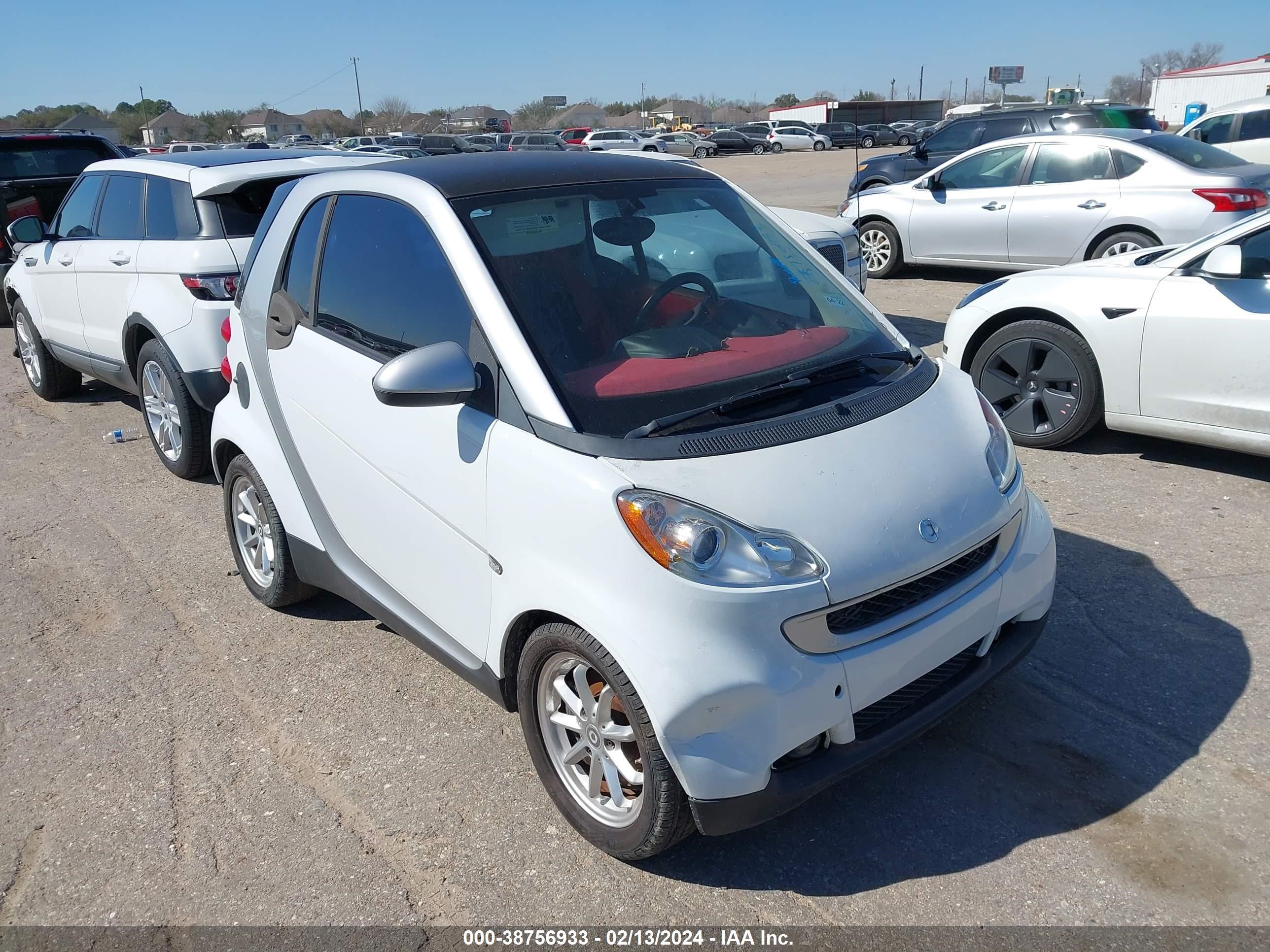 smart fortwo 2009 wmeej31x19k254920