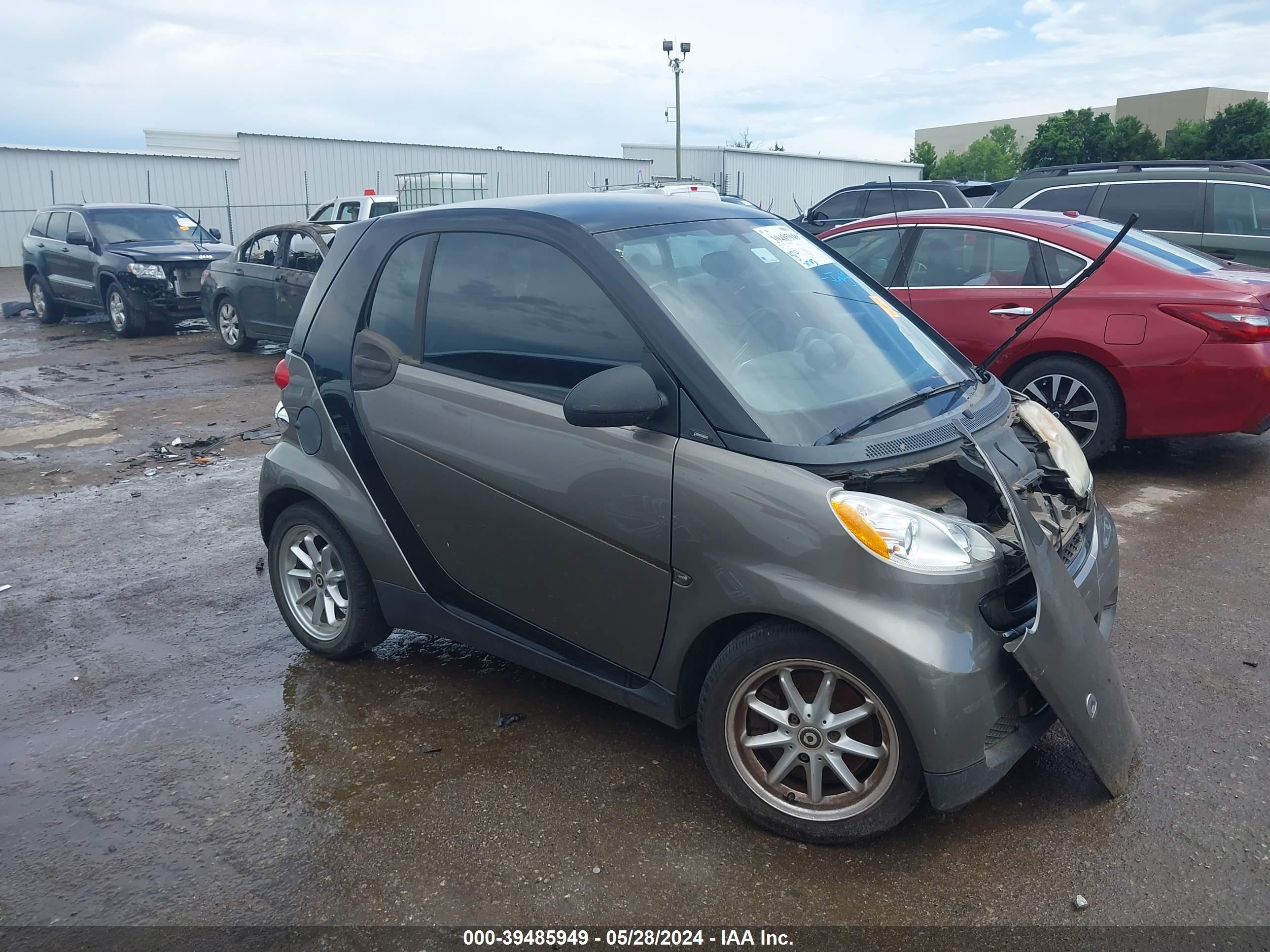 smart fortwo 2009 wmeej31x29k299834