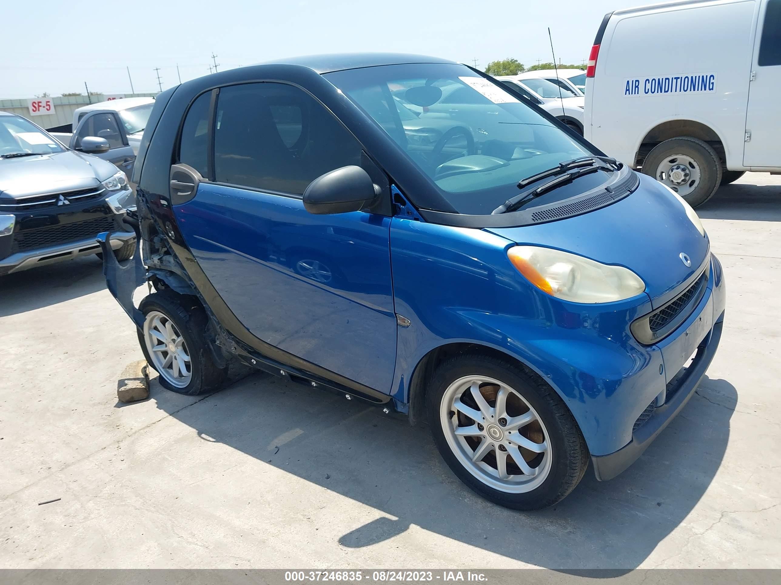 smart fortwo 2009 wmeej31x59k220463