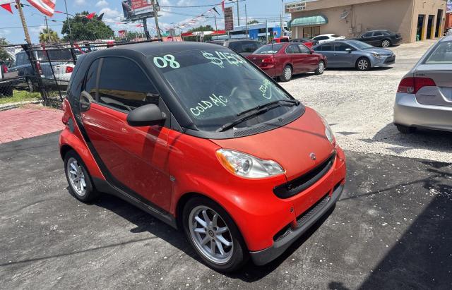 smart fortwo 2008 wmeej31x78k179798