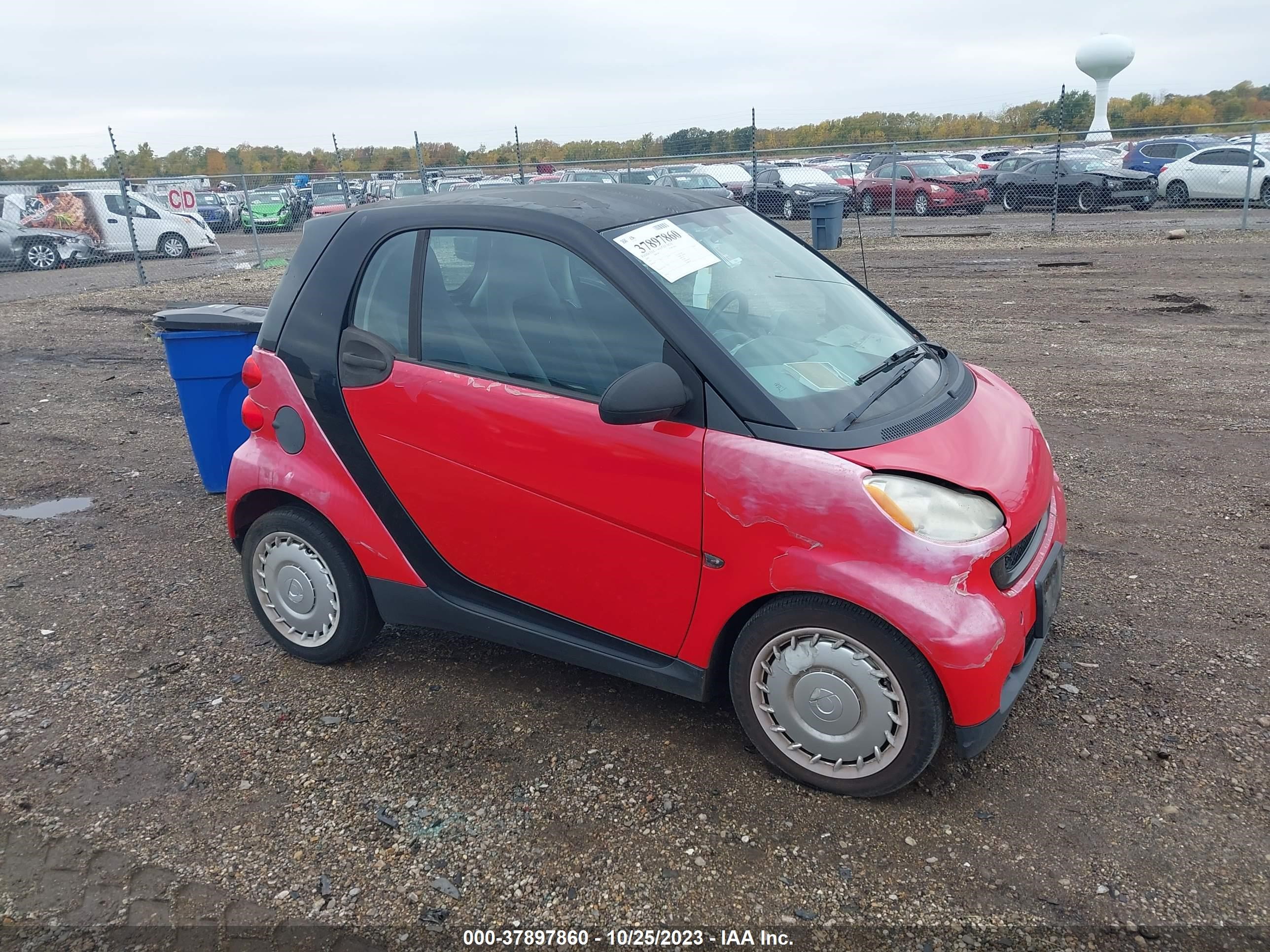 smart fortwo 2009 wmeej31x89k226130