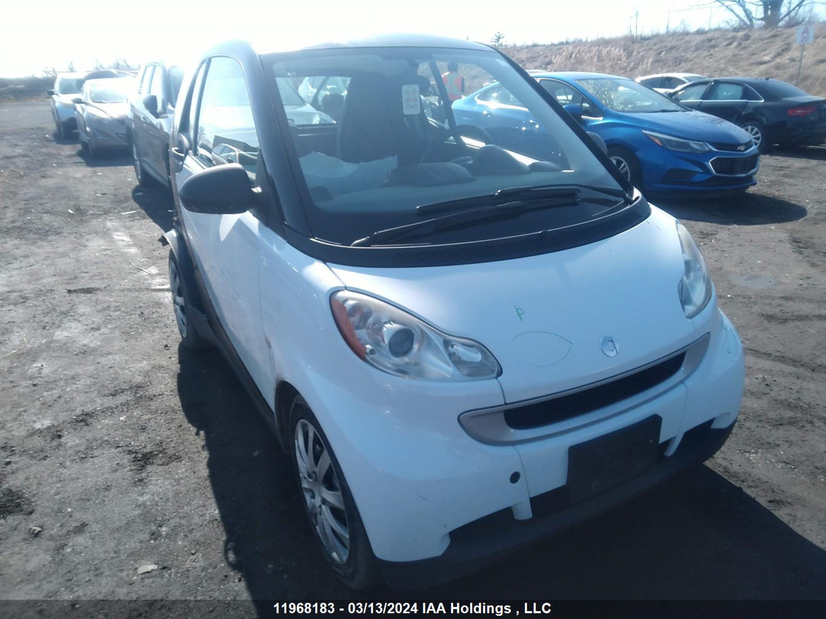 smart fortwo 2008 wmeej31x98k071098