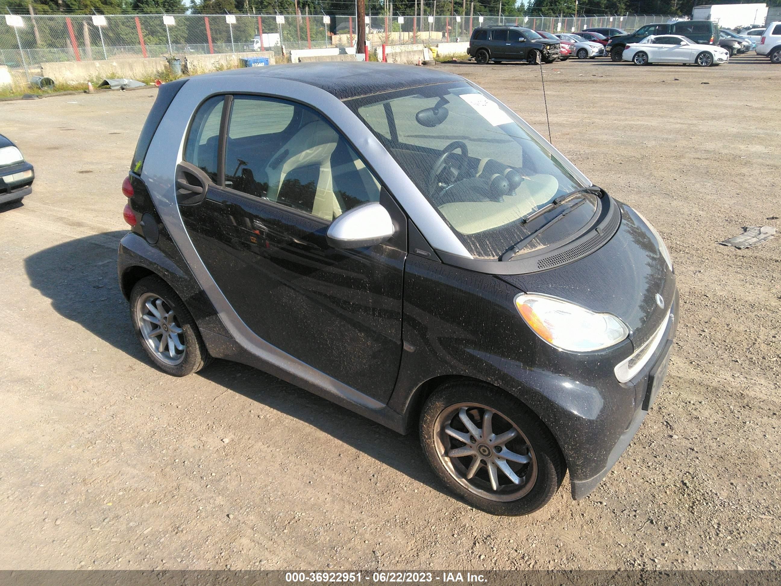 smart fortwo 2008 wmeej31xx8k199270