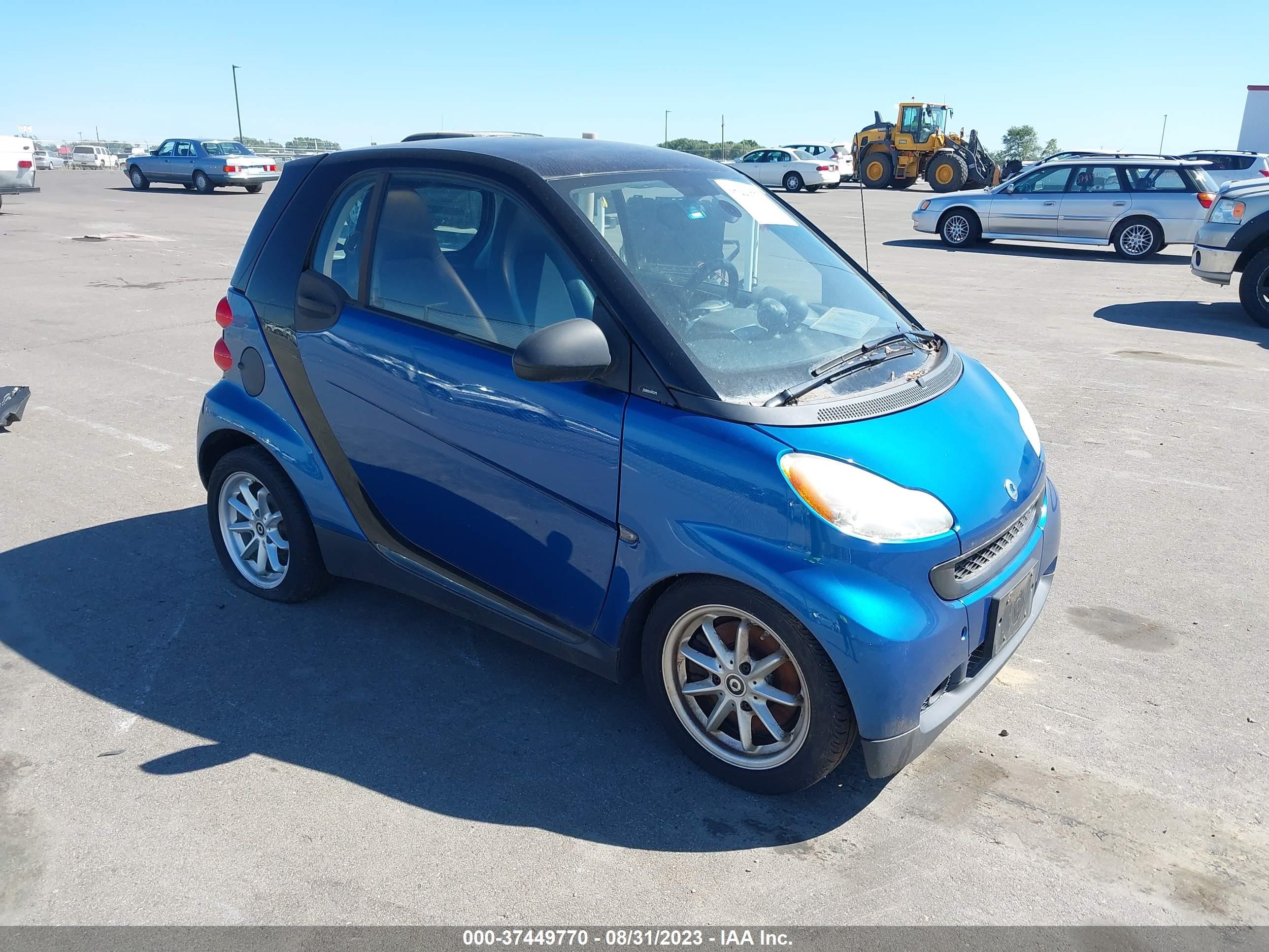 smart fortwo 2009 wmeej31xx9k210558