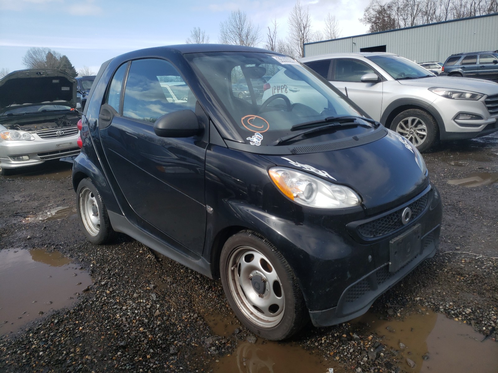 smart fortwo pur 2013 wmeej3ba2dk684135