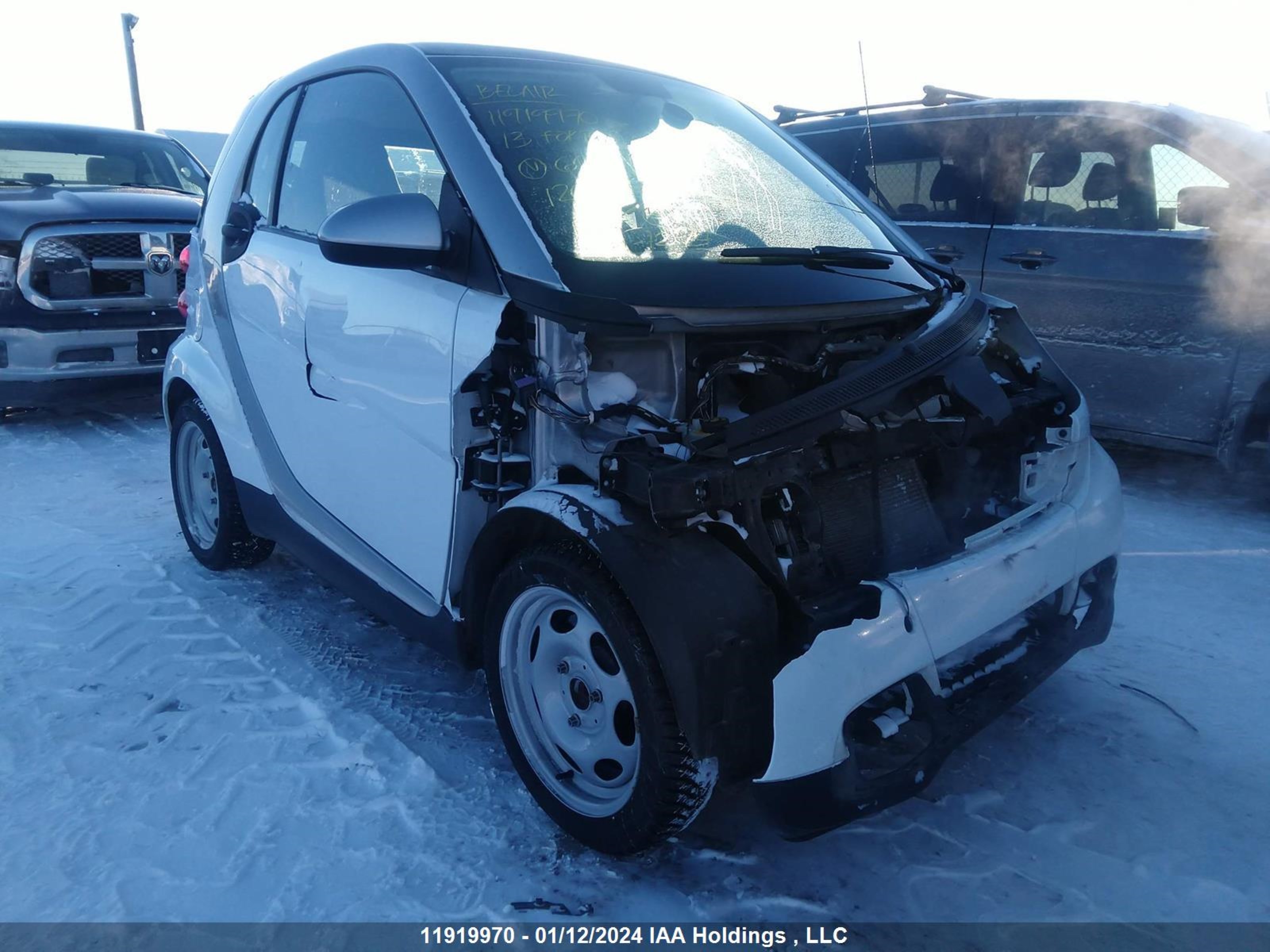 smart fortwo 2013 wmeej3ba5dk642977