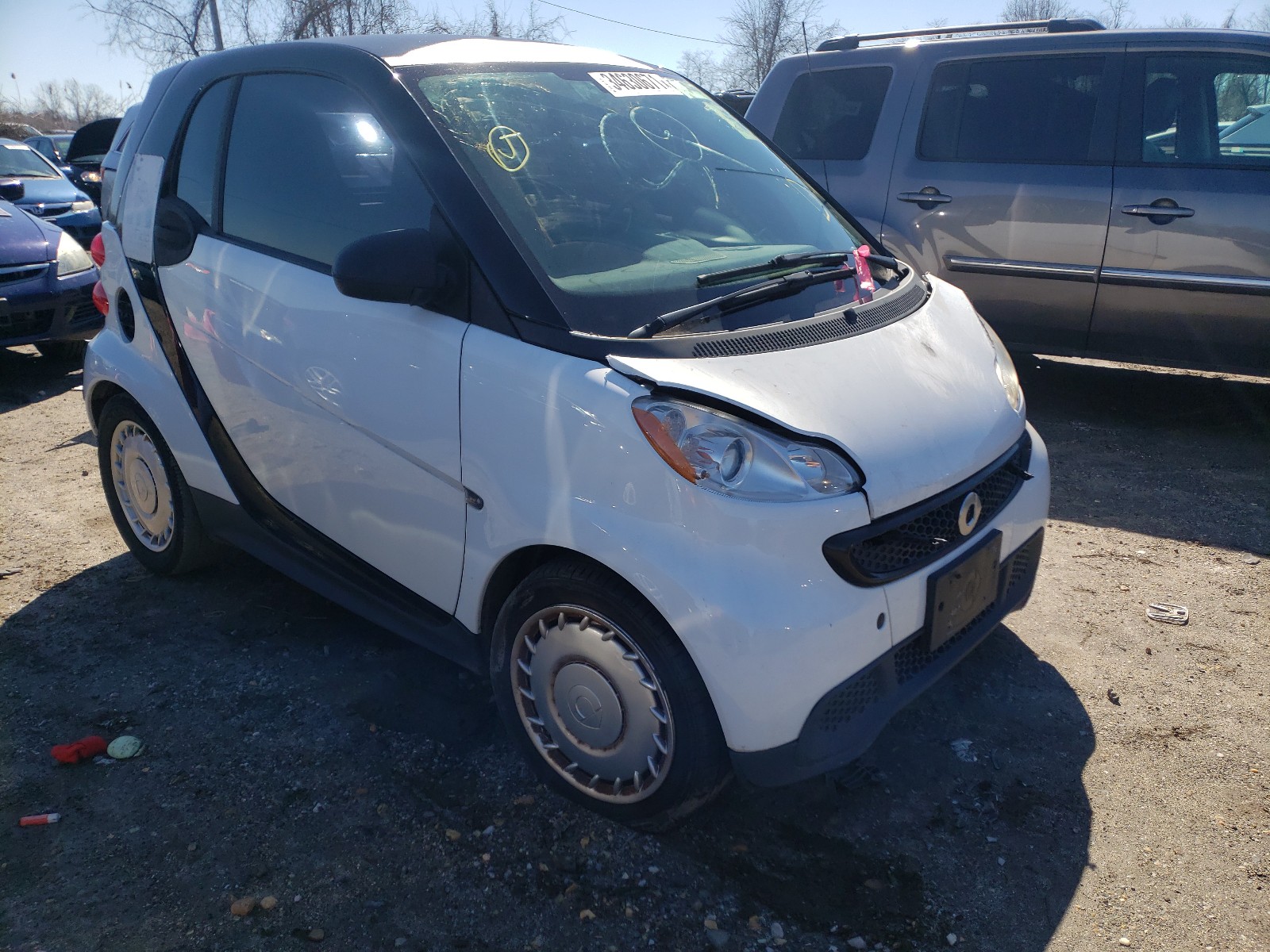 smart fortwo pur 2013 wmeej3ba6dk603511