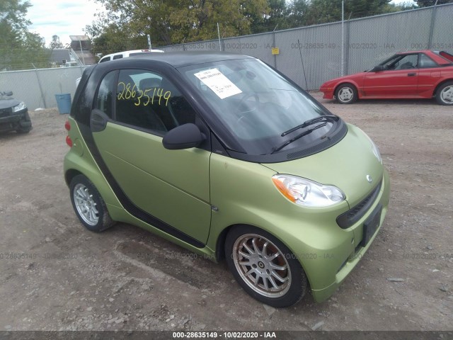 smart fortwo 2011 wmeej3ba7bk451753