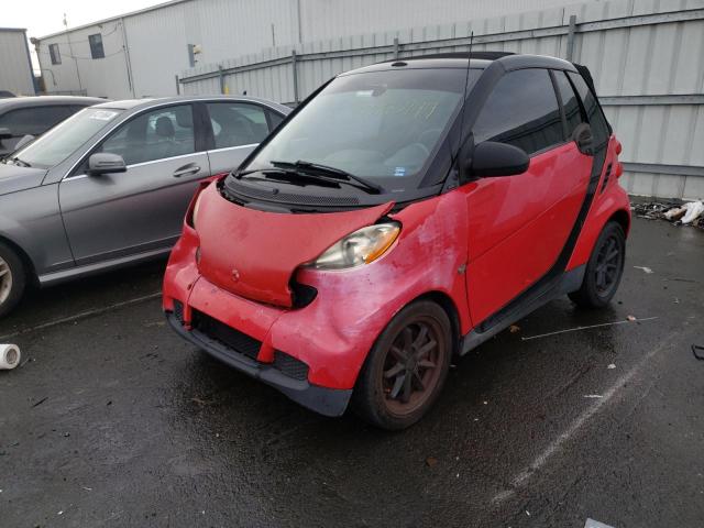 smart fortwo 2009 wmeek31x19k237290